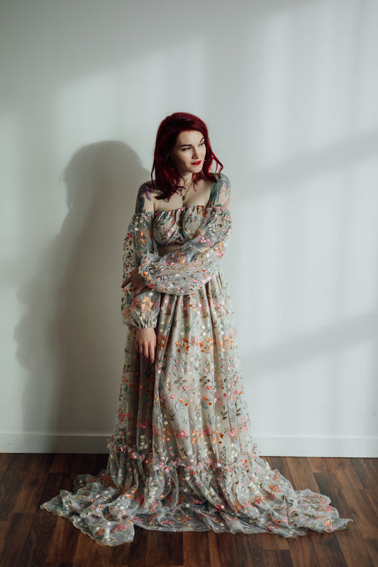 Two Piece Wildflower Dress