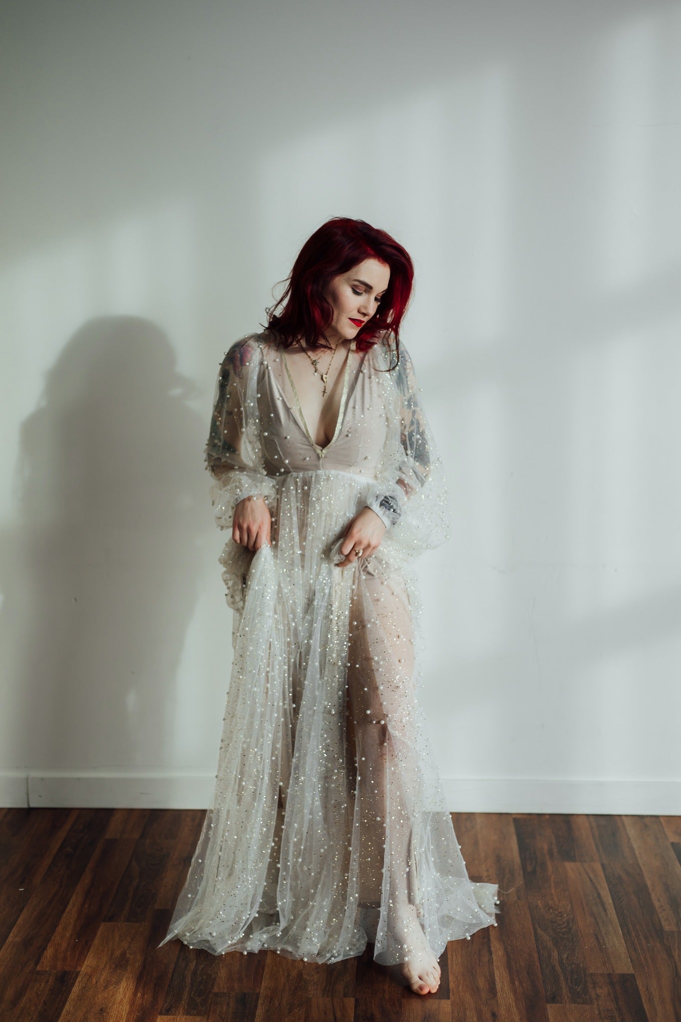 Med-2X Pearl Dress - Retired Rental