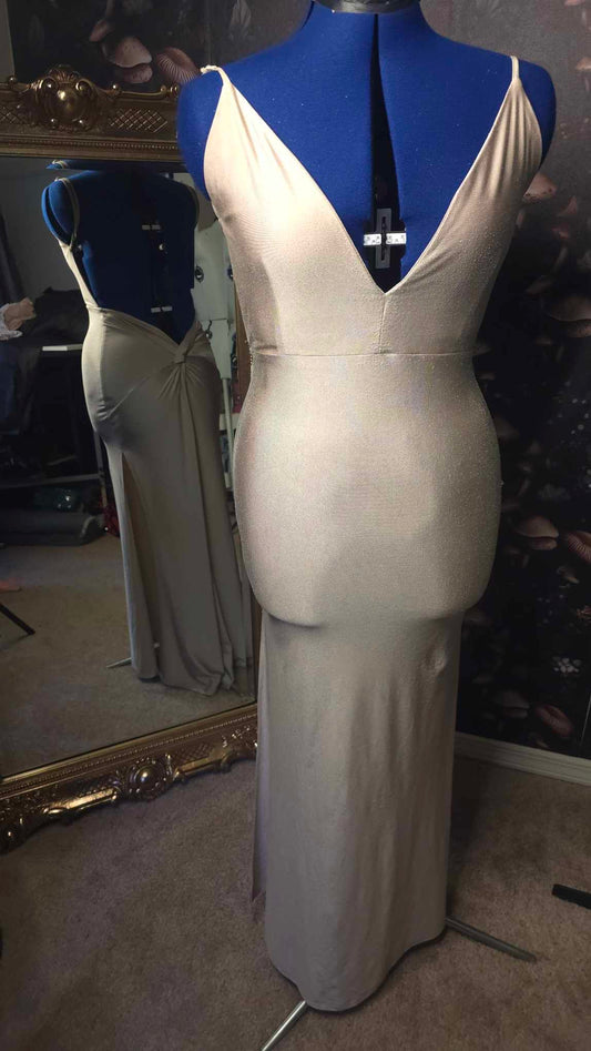 Size 2-16 Stretch Beige Dress Slip