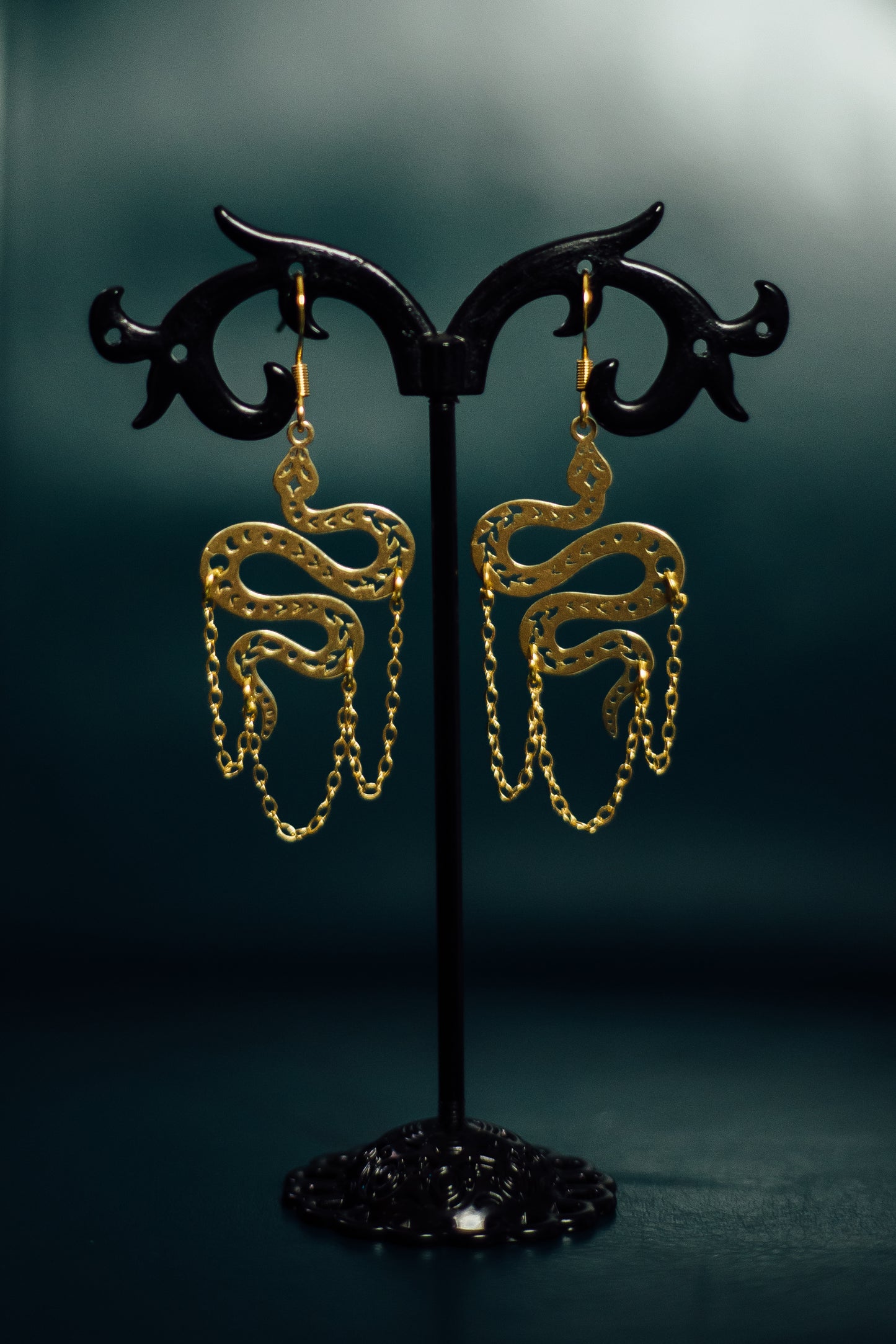 Gold Snakes w/chains