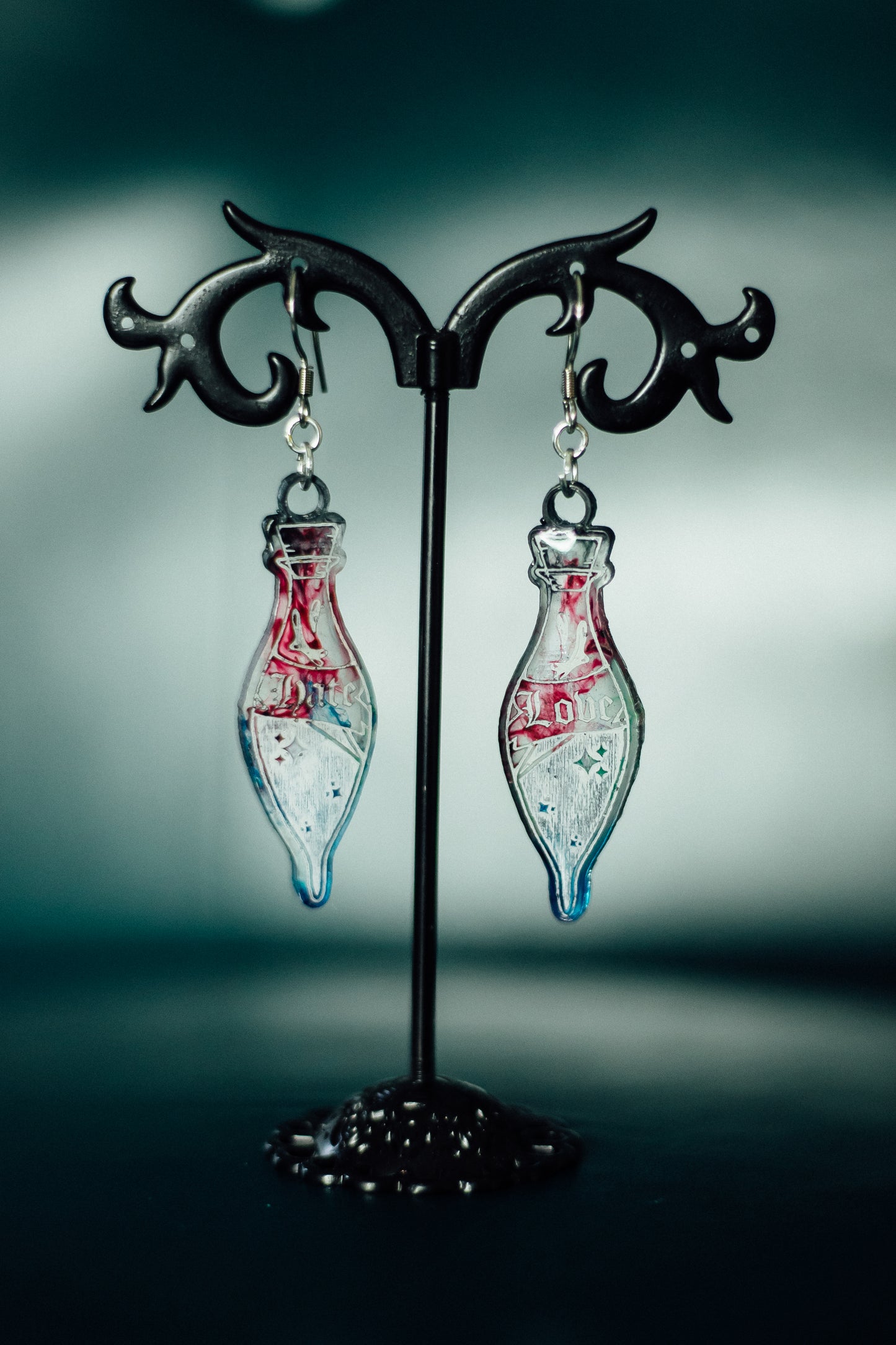 Love/Hate Potion Bottles