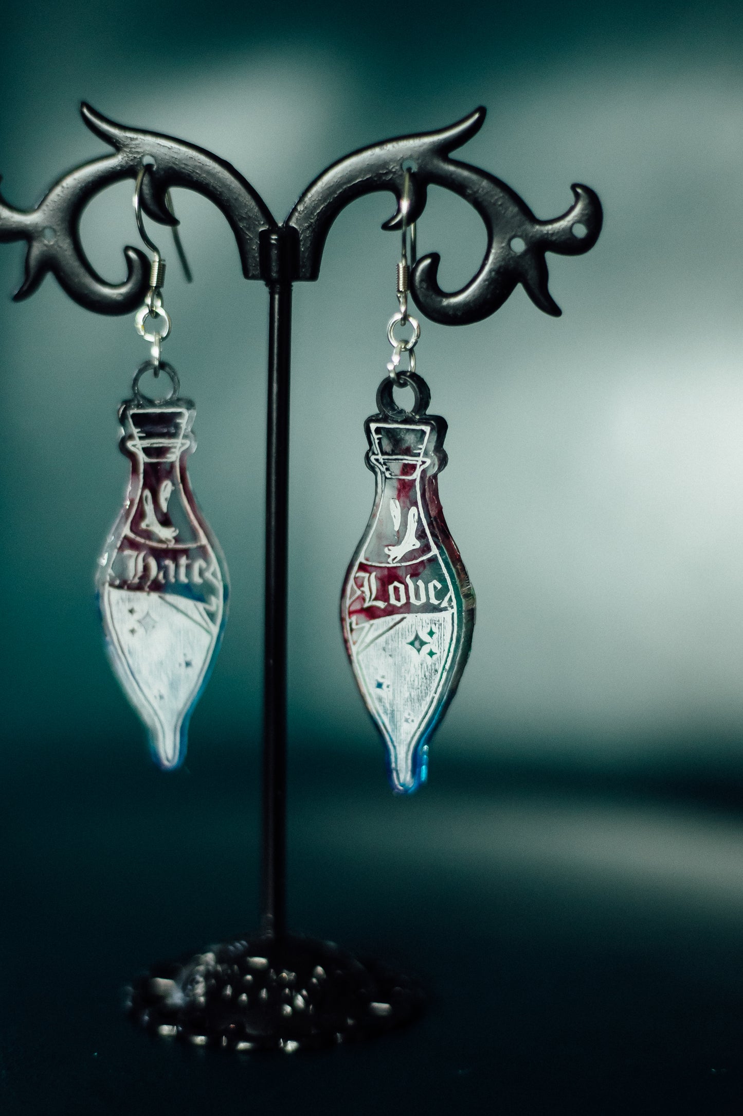 Love/Hate Potion Bottles