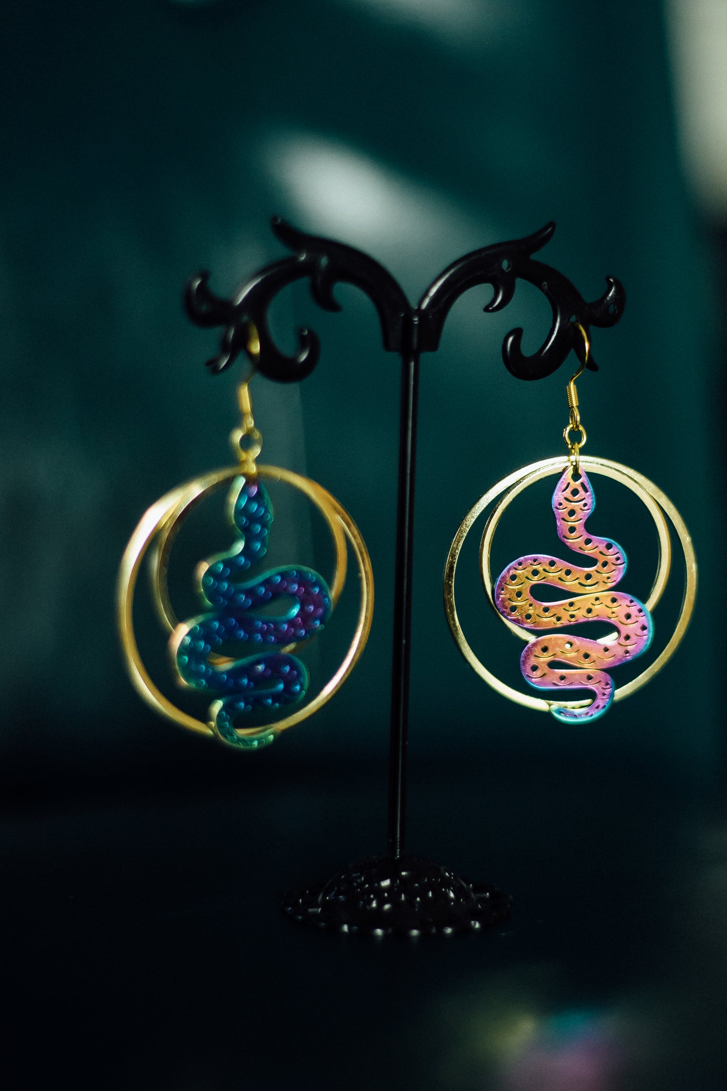 Rainbow Snakes w/hoops