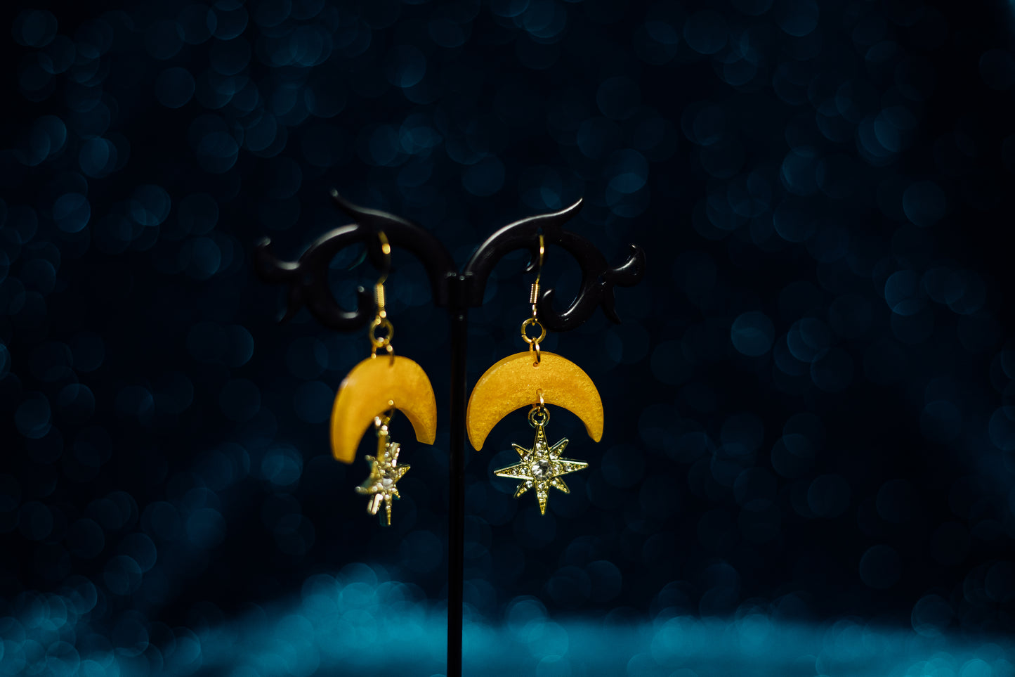 Crescent moon & Gold Star