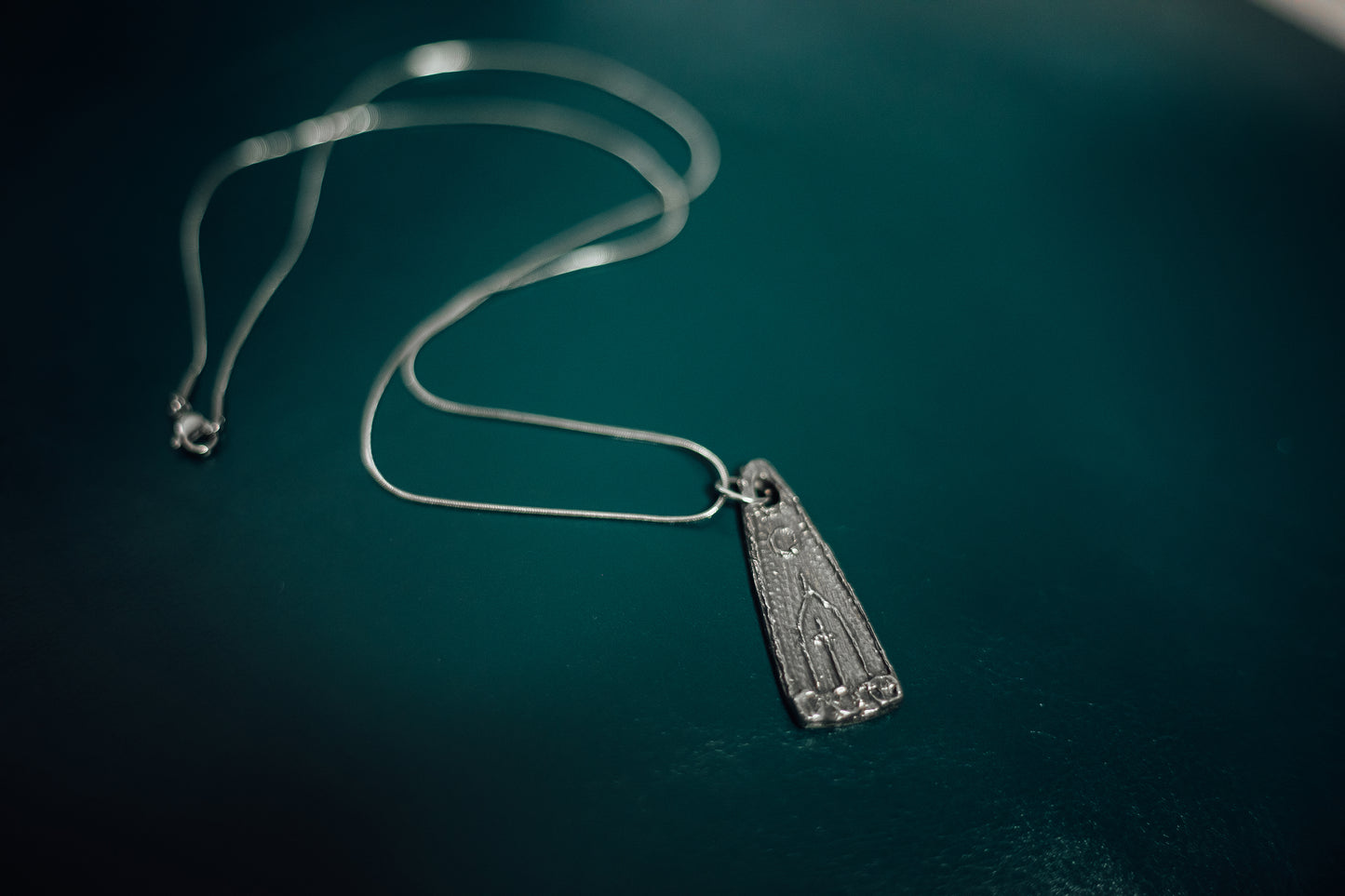 Handcrafted Pewter Cathedral Necklace