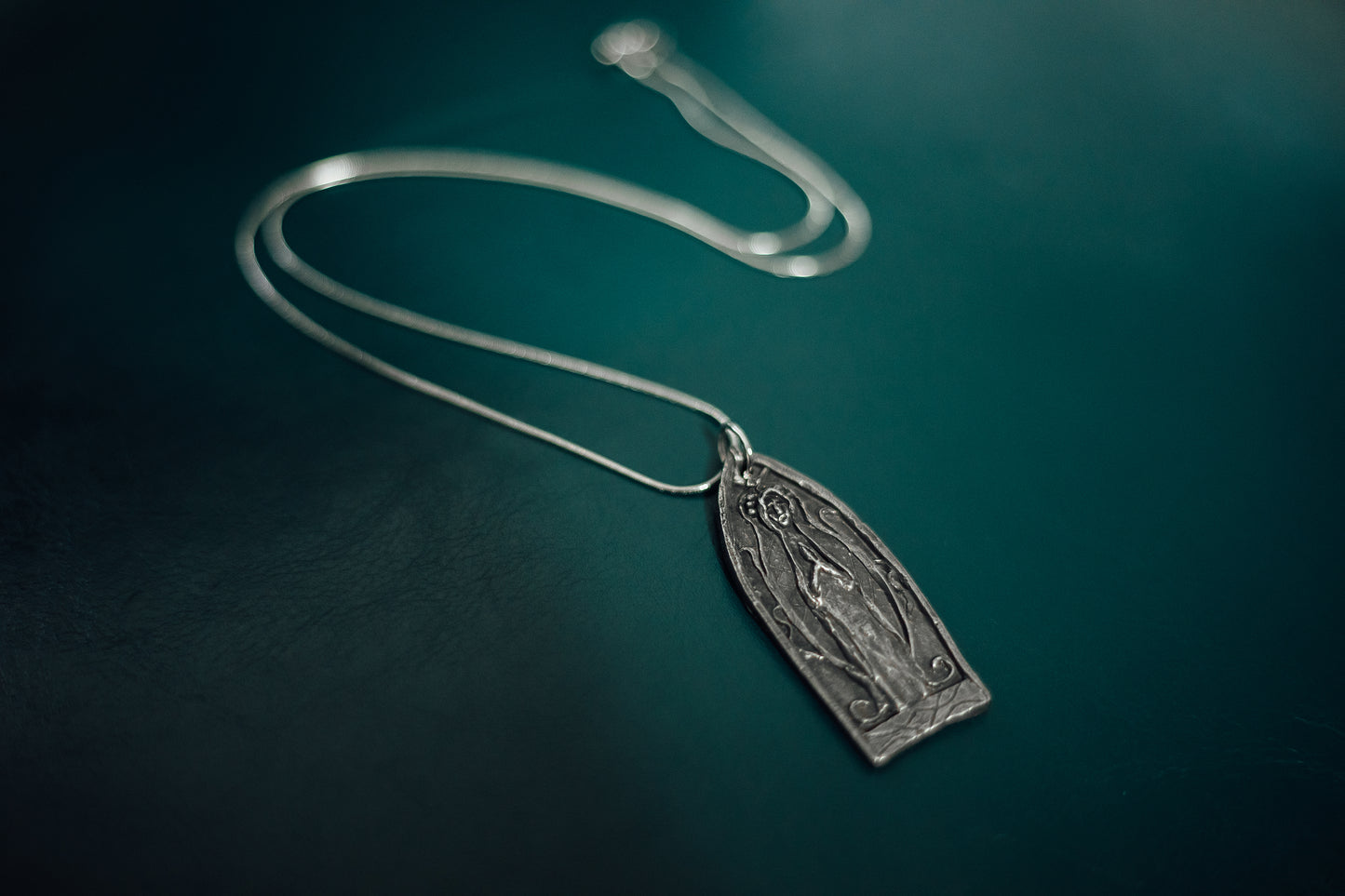 Handcrafted Pewter Cathedral 2 Necklace