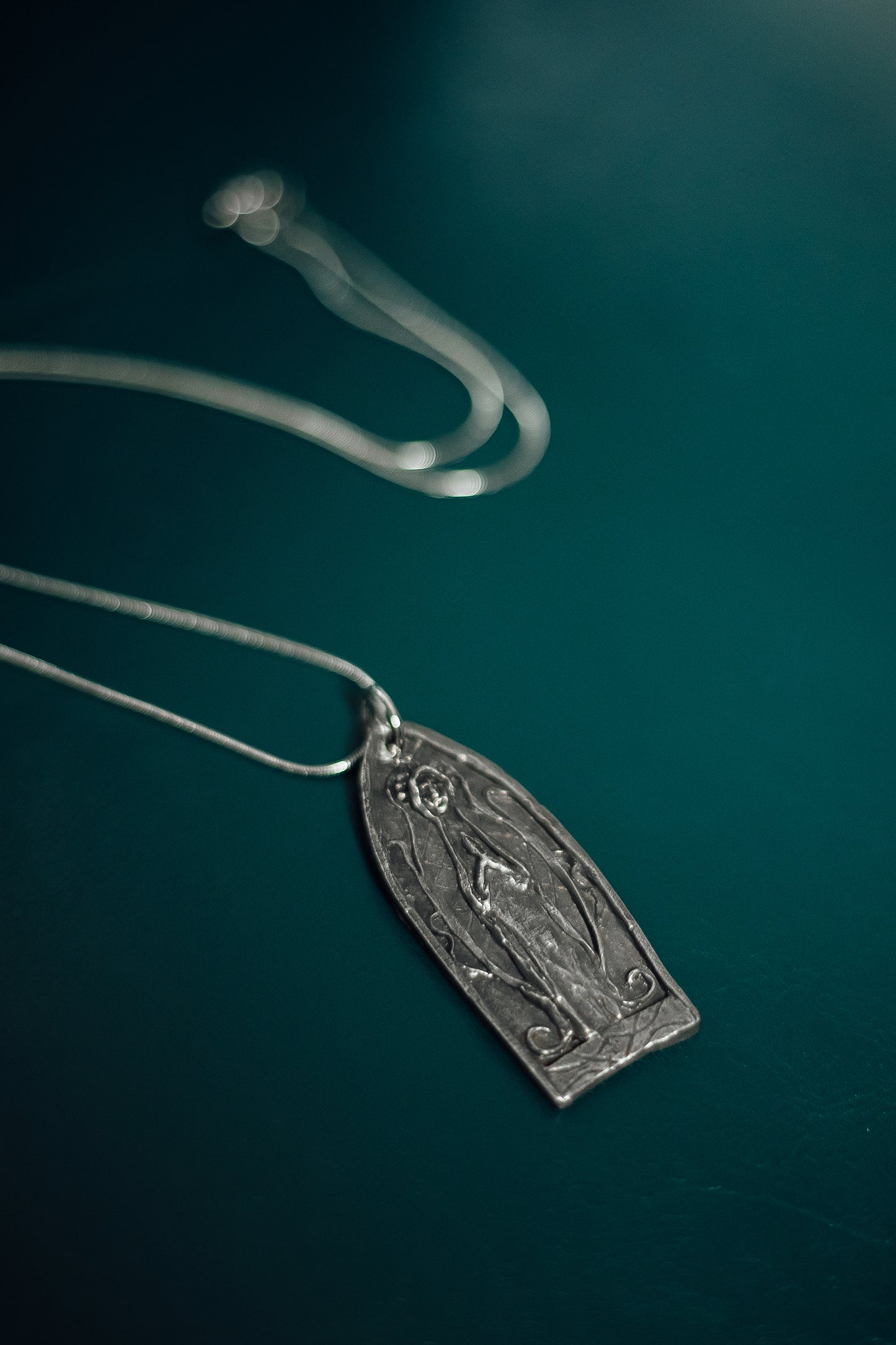 Handcrafted Pewter Cathedral 2 Necklace