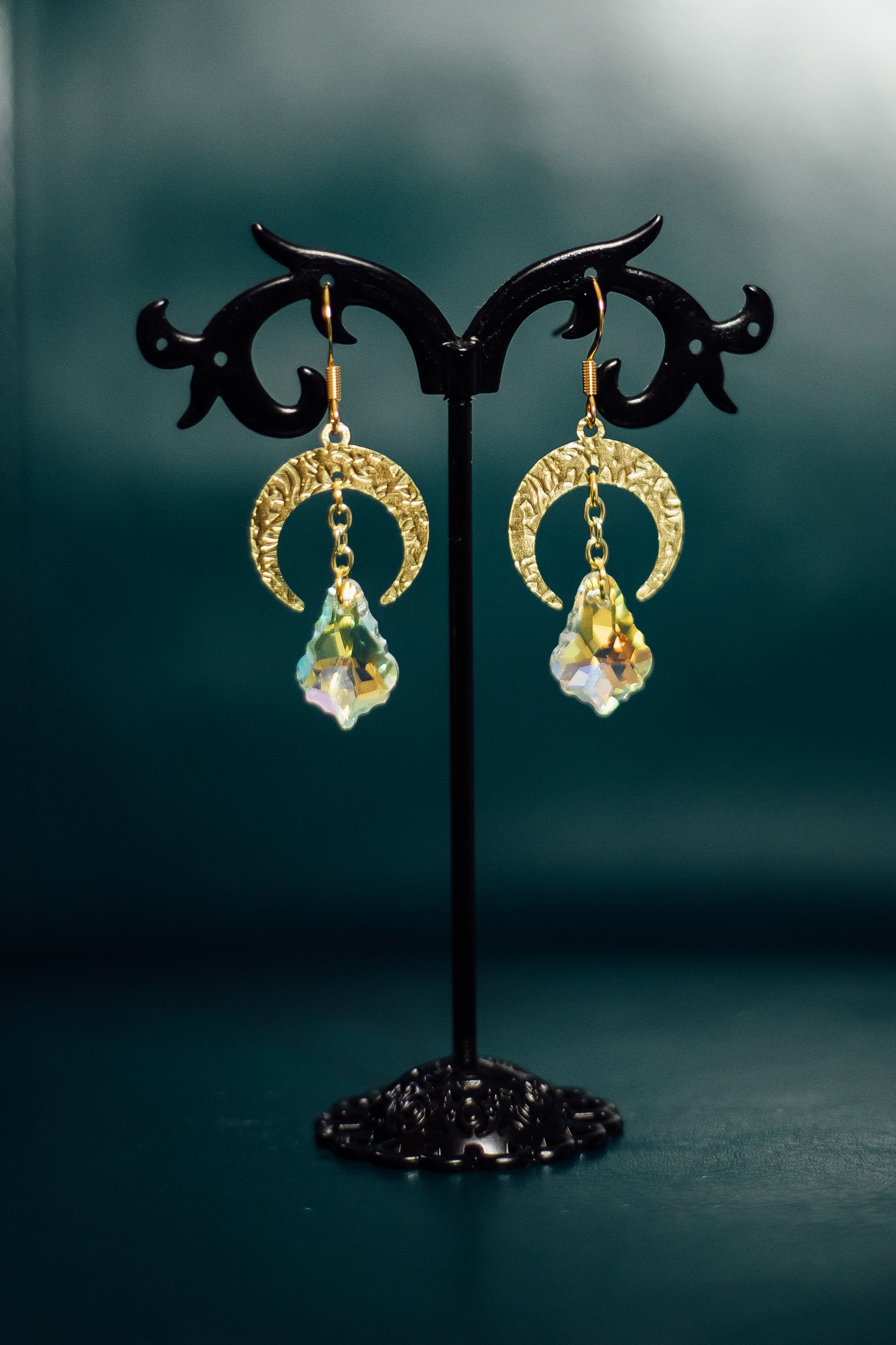 Gold Moon w/Baroque Swarovski