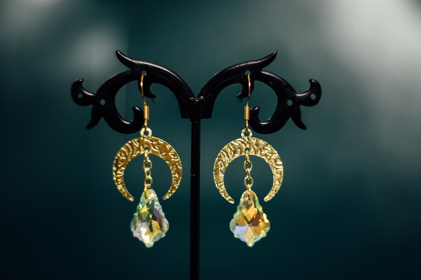Gold Moon w/Baroque Swarovski