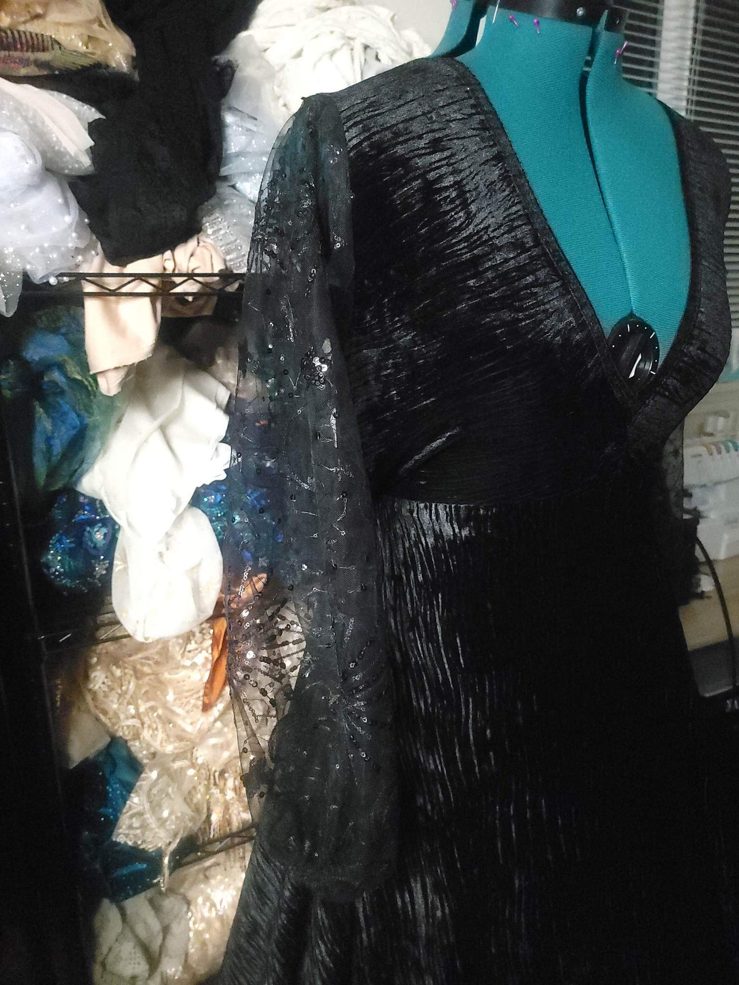 Black Velvet W/ Celestial Sleeves