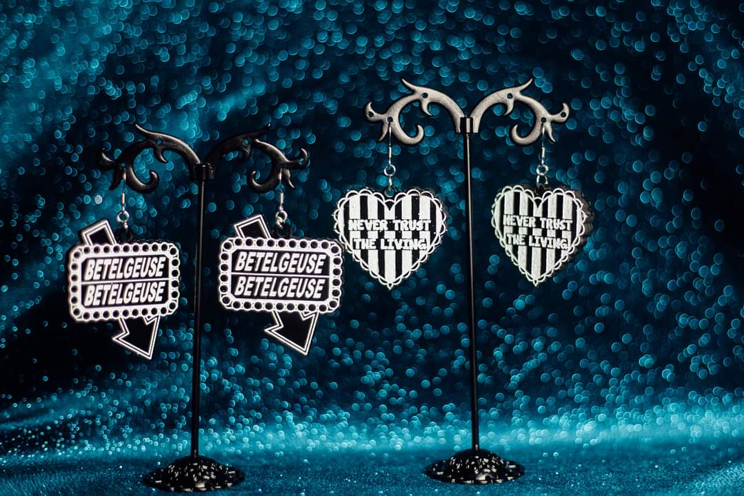 PREORDER: Beetlejuice Earrings(4 styles)