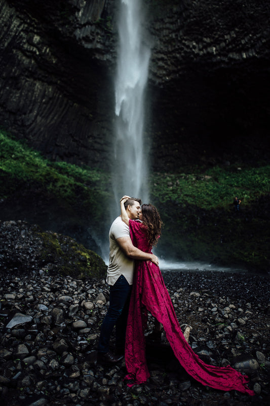 PREORDER - Queen of Hearts - One Size Fits Most Lace Dress - Boho Lace Dress - Maternity Dress - Wedding Dress