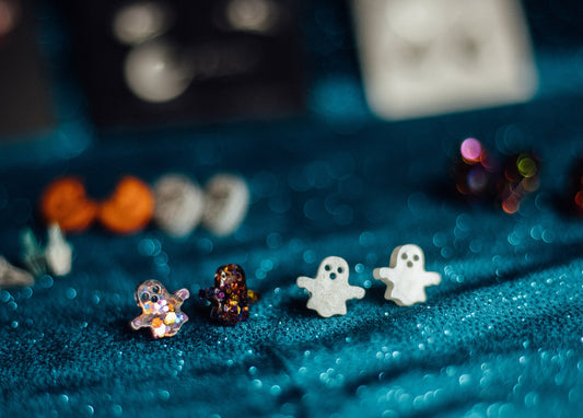 Spooky Season Stud Earrings - LOTS OF CHOICES! - Custom Earrings - 3