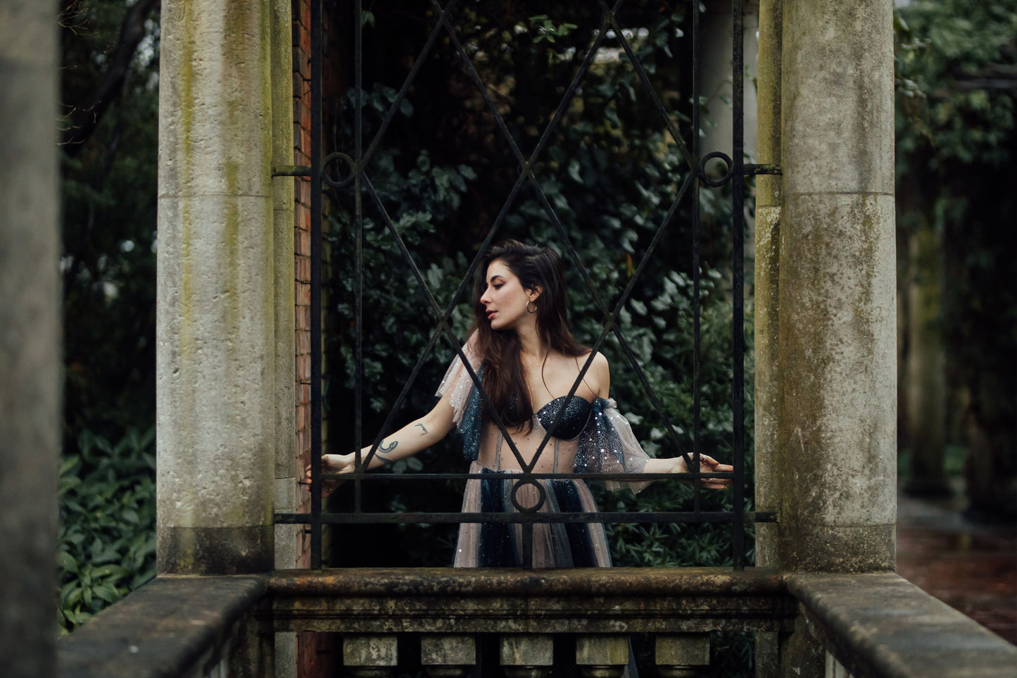 Adjustable size celestial dress perfect for fantasy balls and weddings.