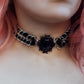 Chainmail Choker with Statement Gem