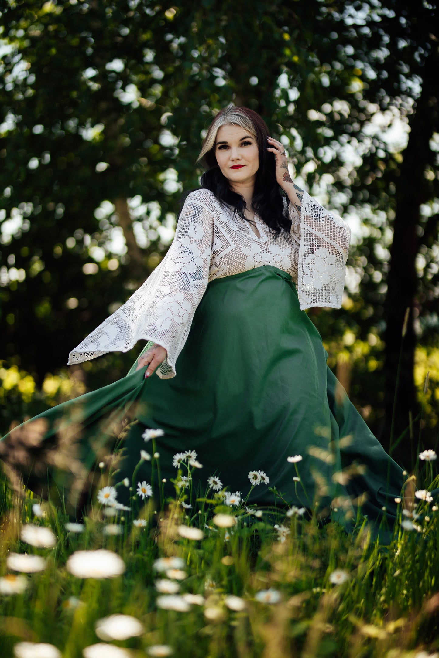 XS-XL Boho Reclaimed Fabric Dress