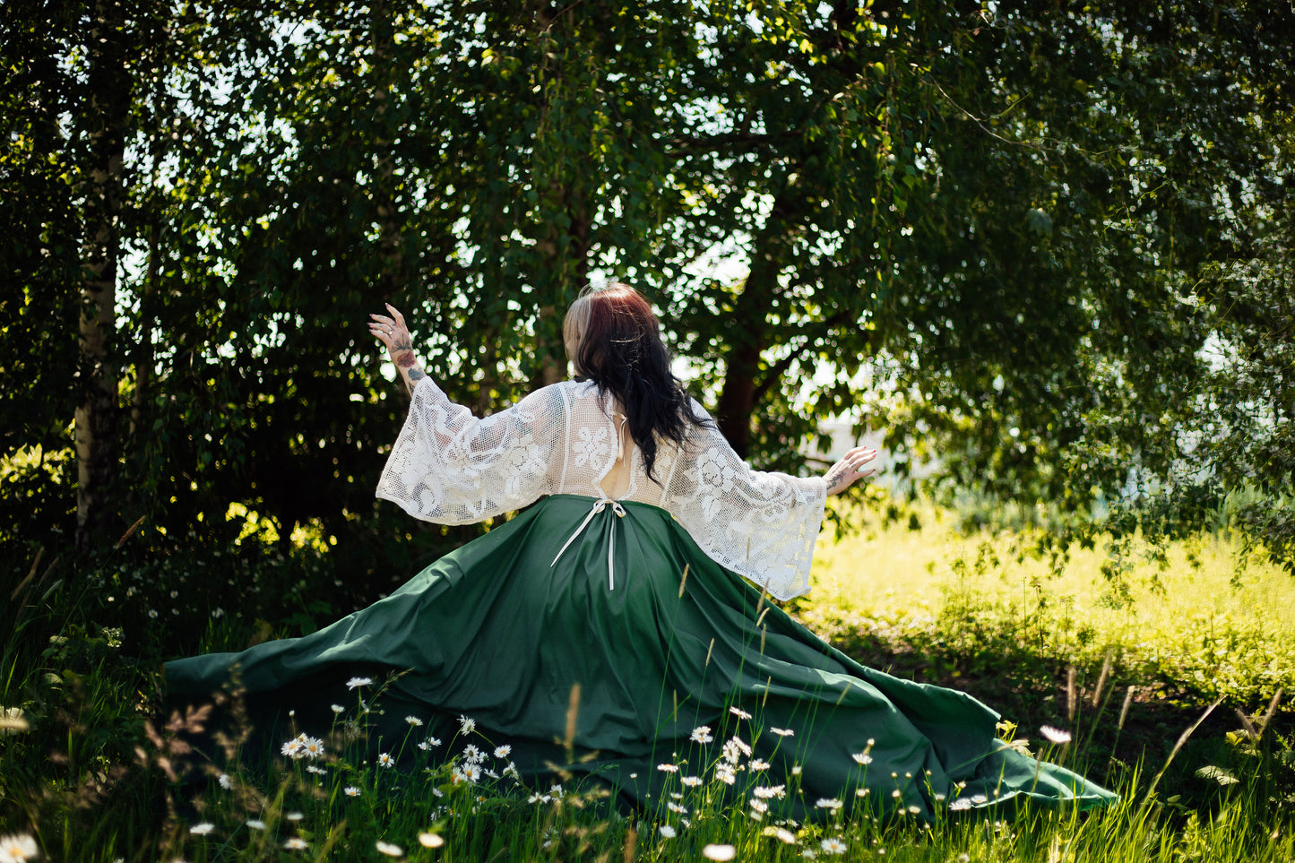 XS-XL Boho Reclaimed Fabric Dress