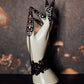Black & Red Crystal Hand Claw Set