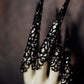 Black Crystal Finger Claw Set - Single Hand