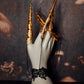 Gold & Black Crystal Finger Claw Set - Full Set