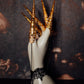Gold & Black Crystal Finger Claw Set - Full Set