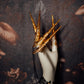 Gold & Black Crystal Finger Claw Set - Full Set