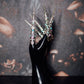 Silver & Pastel Crystal Finger Claw Set - Single Hand