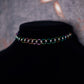 Simple Iridescent Ring Choker