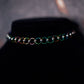 Simple Iridescent Ring Choker