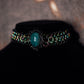 Blue Agate Chainmail Choker