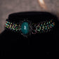 Blue Agate Chainmail Choker