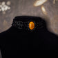 Yellow Stone Chainmail Choker