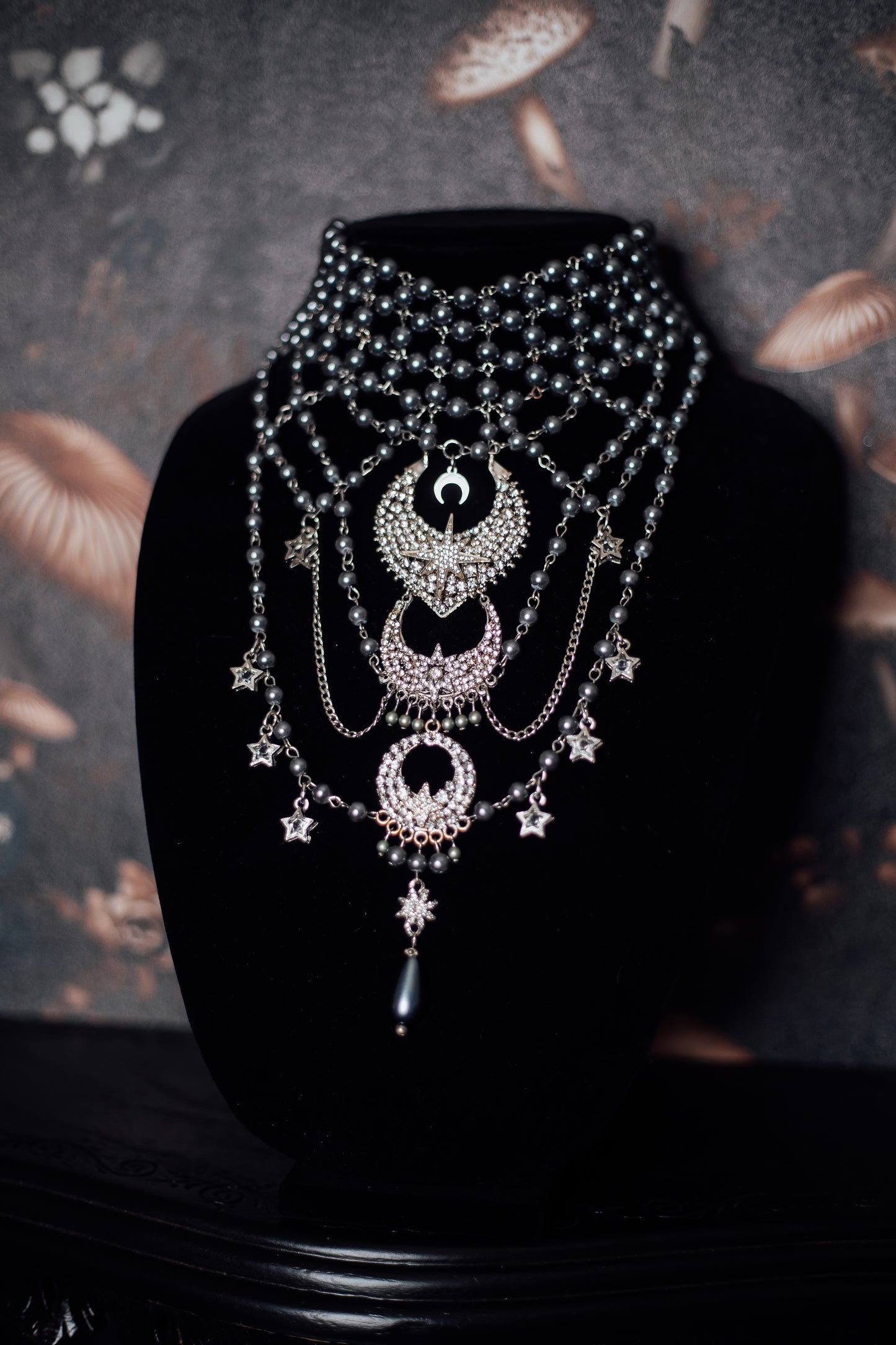 Celestial Moon & Star Layered Necklace
