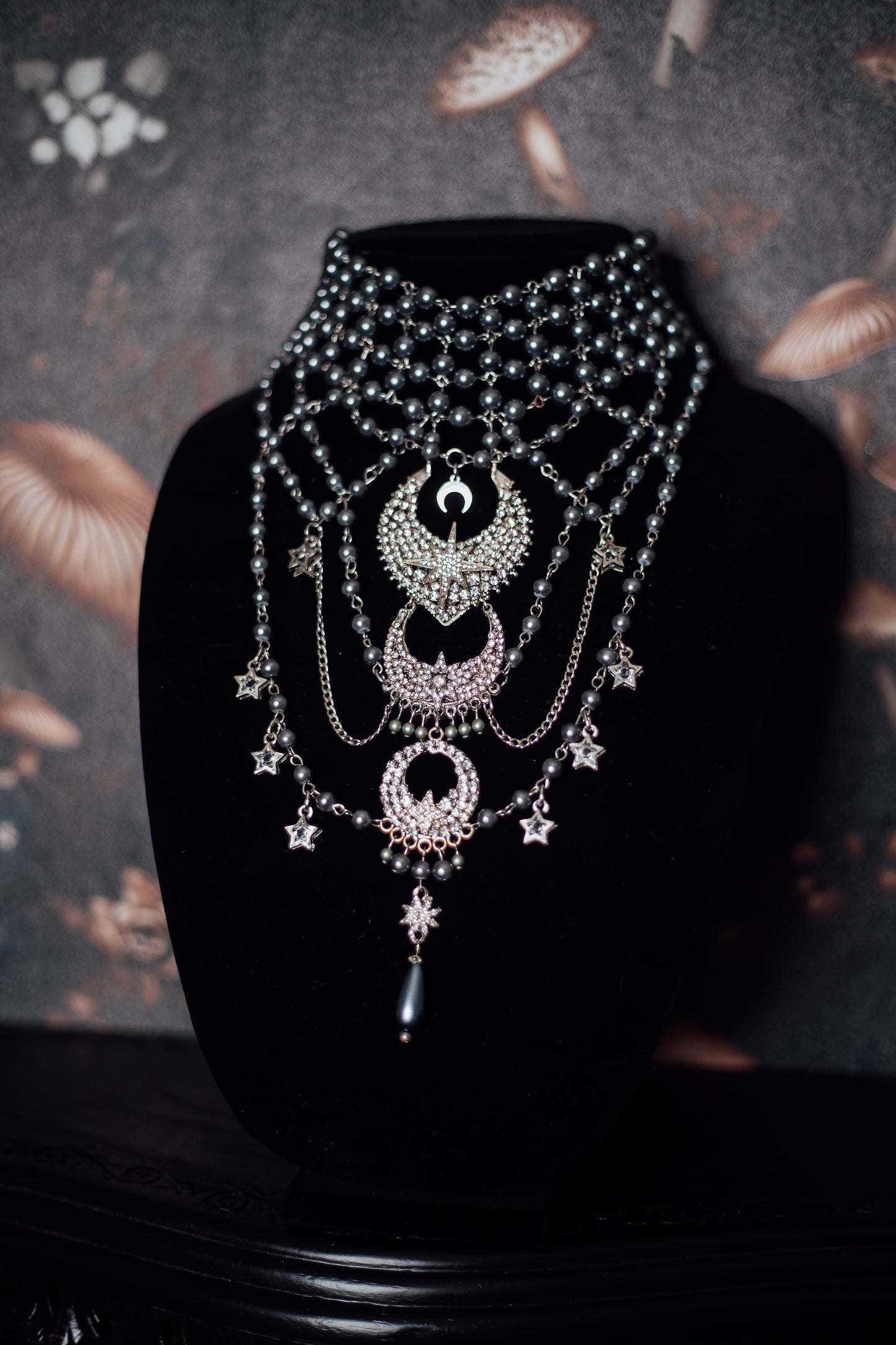 Celestial Moon & Star Layered Necklace