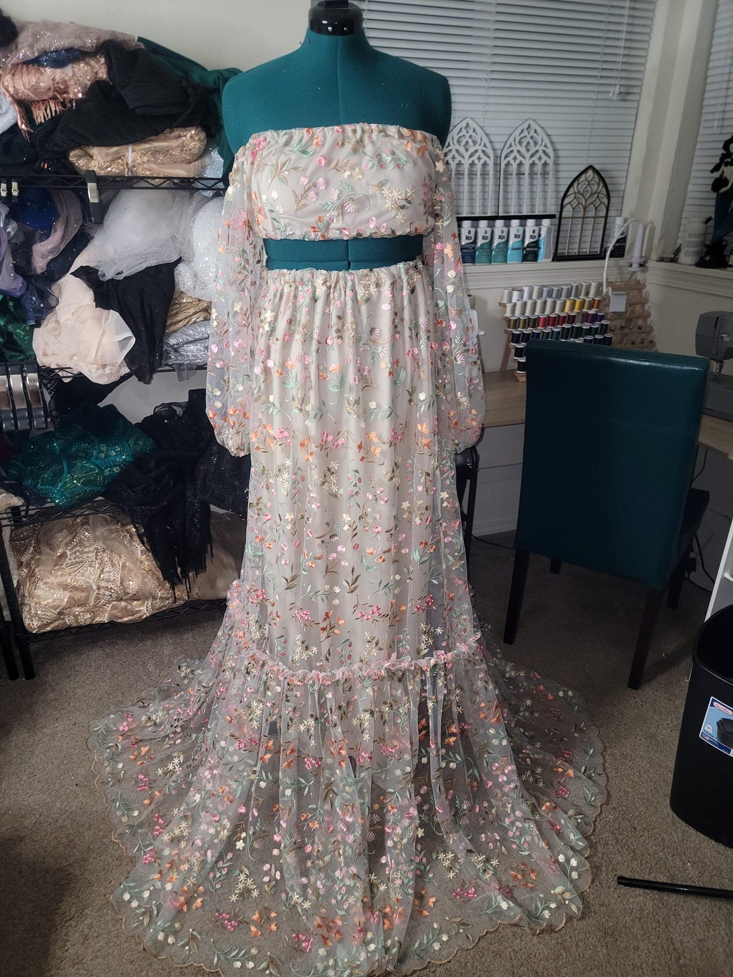 Two Piece Wildflower Dress