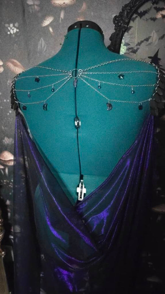 Purple & Black Cape