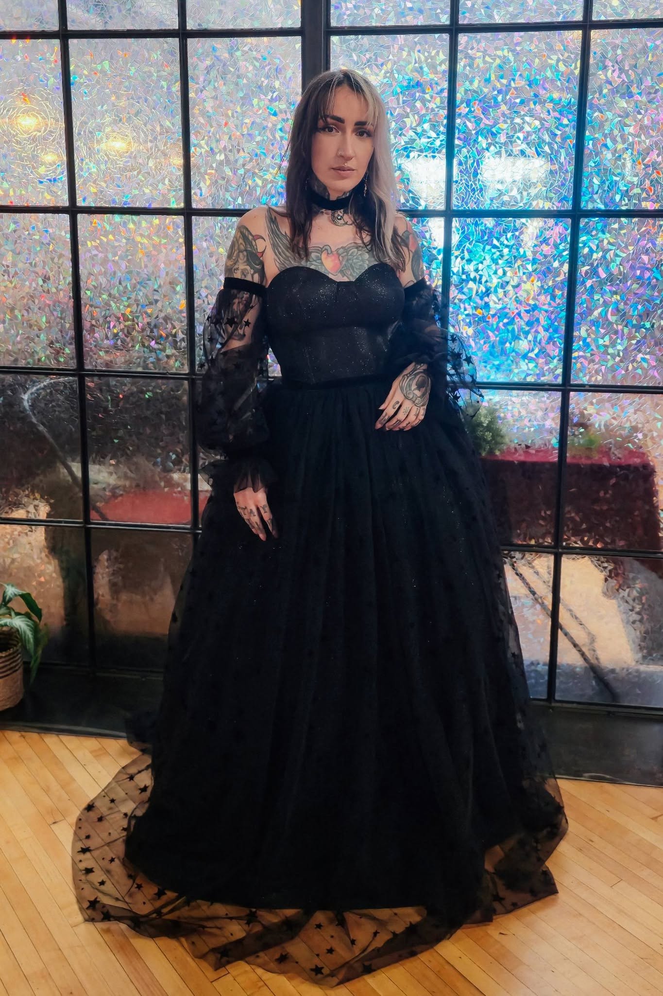 SM-XL Obsidian Starlight Dress