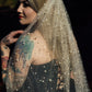 Pearl & Gold Glitter Veil