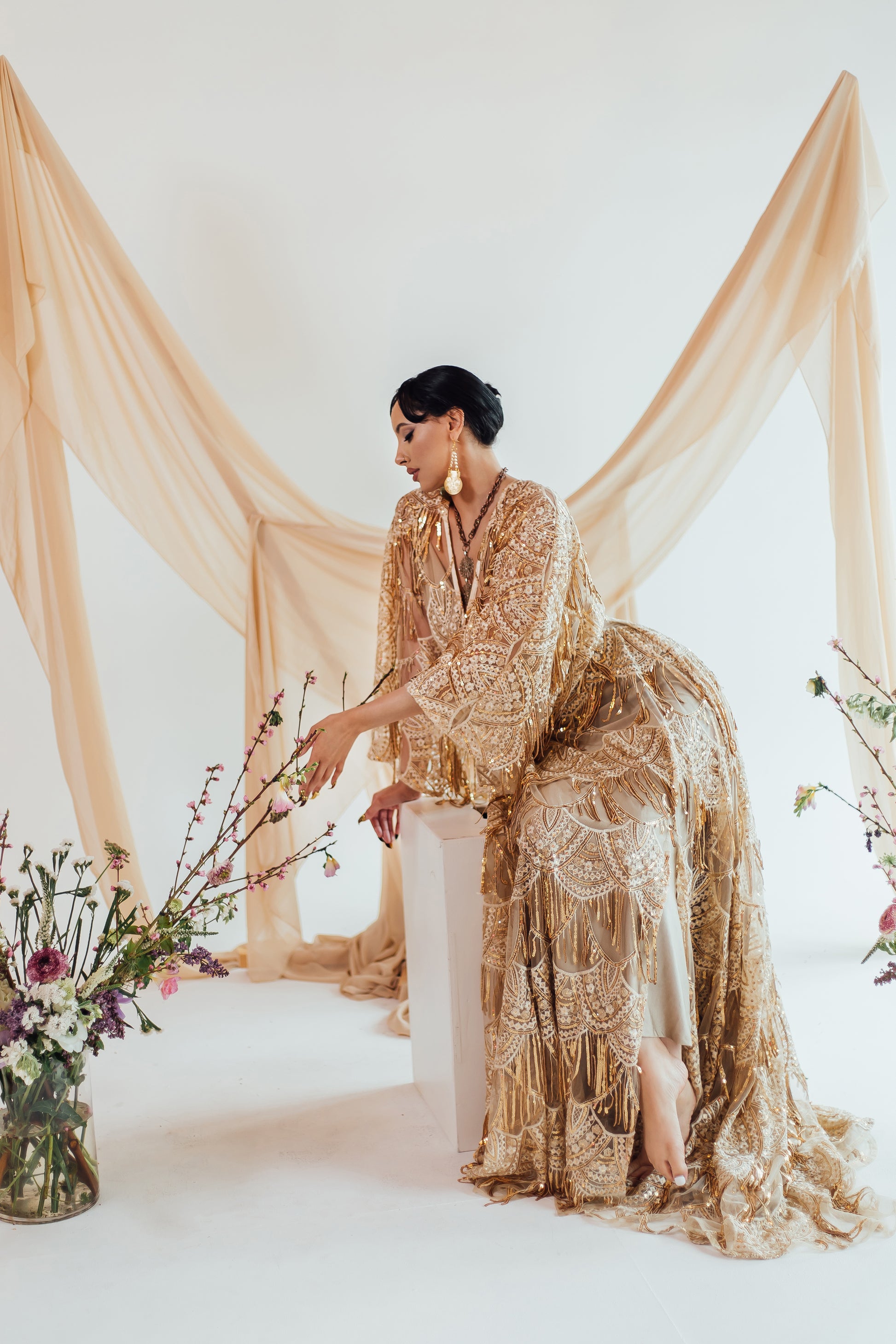 Gold Gatsby Dress Sew Romantic Designs Gold Gatsby Dress Sew Romantic Designs