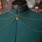 Gold & Black Celestial Cape Two Piece