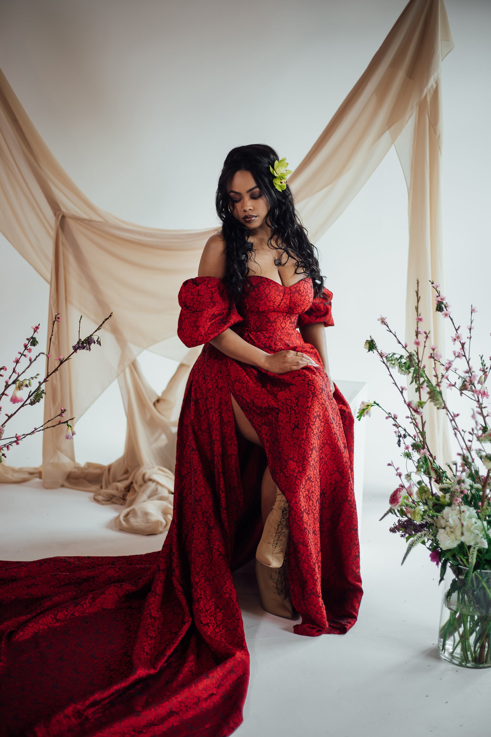 Amarantha Dress (Multiple Colors & Designs Available) – Sew Romantic Designs