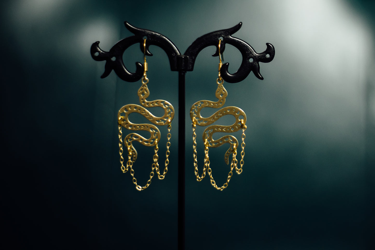 Gold Snakes w/chains