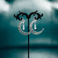 Silver Moon & Swarovski Teardrop