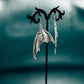 Silver Bat Wing w/Tiny Skull