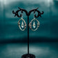 Round Pendant w/Blue Crystal
