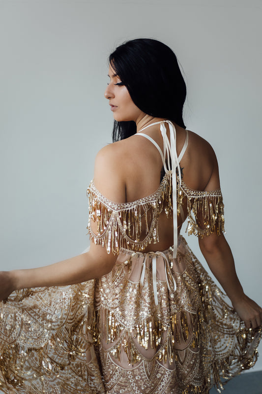 PREORDER- Knee Length Gatsby Dress