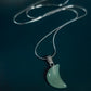 Green Adventurine Moon Necklace