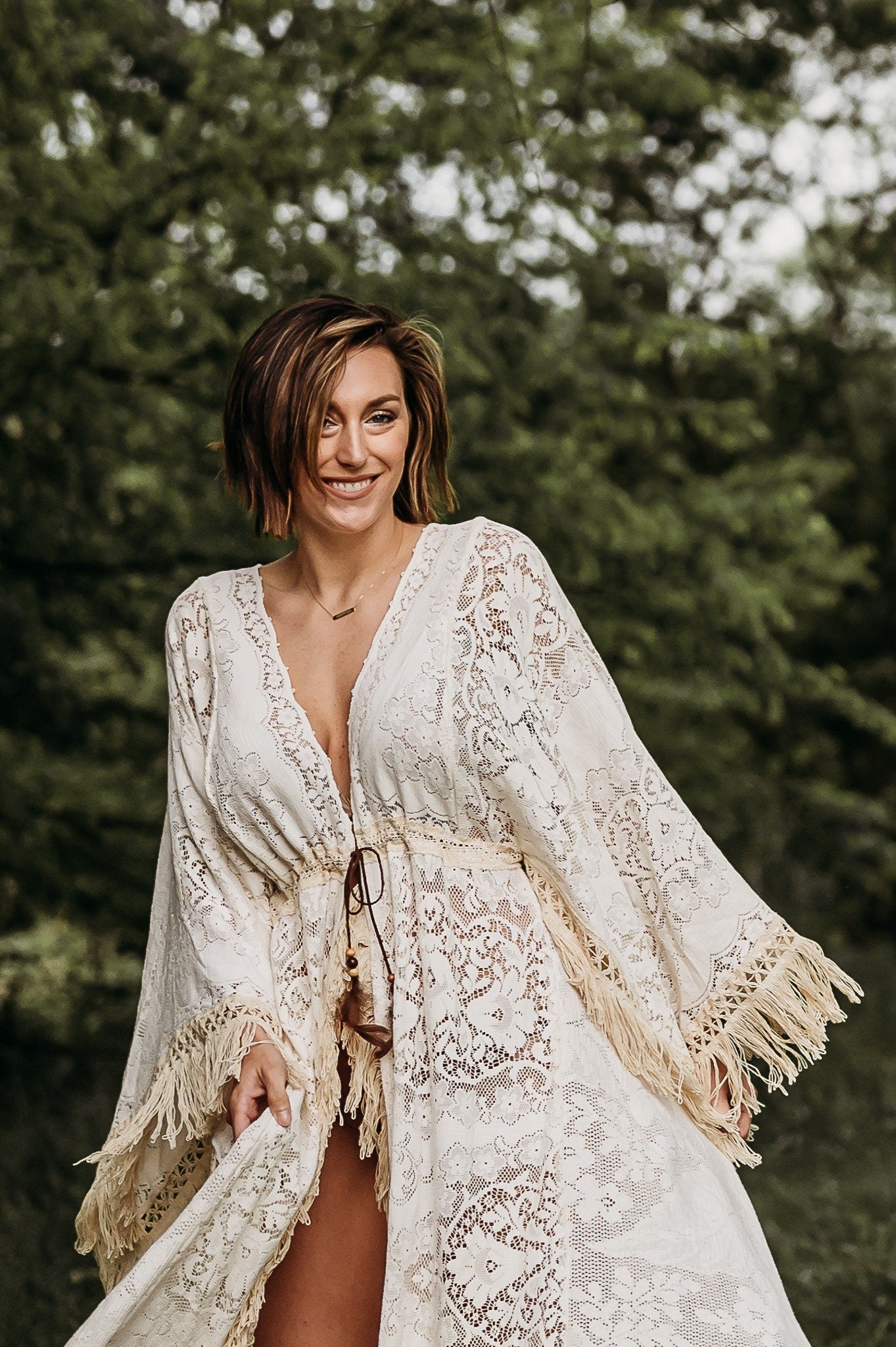 Vintage Lace Robe Dress – Sew Romantic Designs