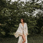 PREORDER- Robe Dress- One Size Fits Most Lace Dress - Boho Lace Dress - Maternity Dress - Wedding Dress
