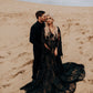 RENTAL - Black Gatsby Dress - Photoshoot Dress - Wedding Dress - Maternity Dress